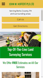 Mobile Screenshot of hoffertsurveyors.net